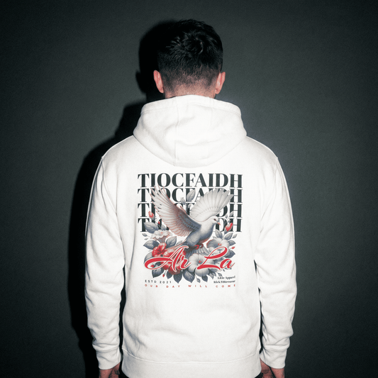 Eirin Apparel Men's Hoodie 'Dove of Freedom' Gaelic Hoodie