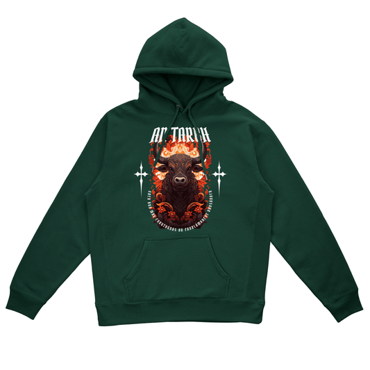 Eirin Apparel Men's Hoodie Forest Green / S Men's Ceilteach An Tarbh (The Bull) Celtic Totem Hoodie
