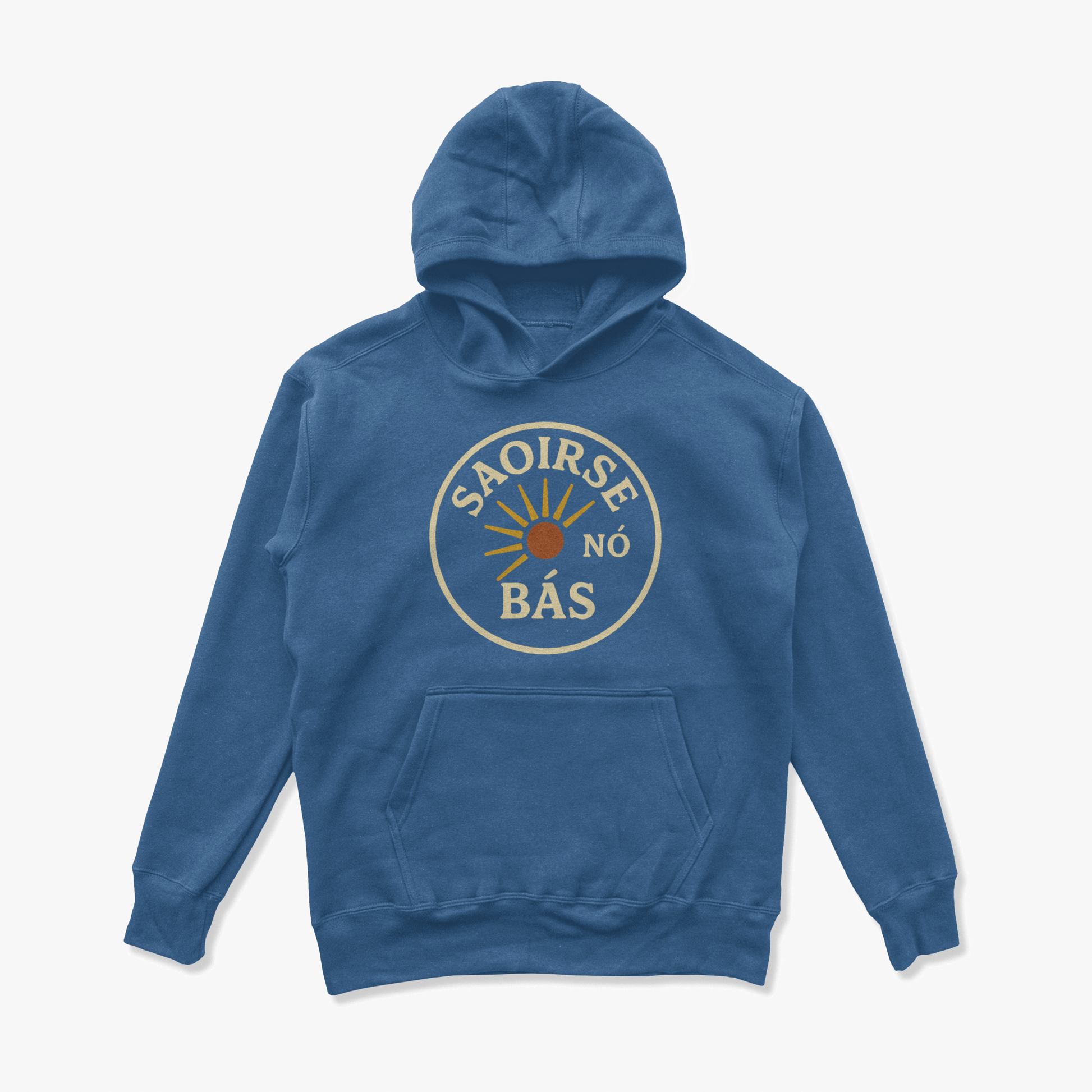 Eirin Apparel Men's Hoodie Indigo Blue / S Men's 'Freedom Or Death' Gaelic Hoodie