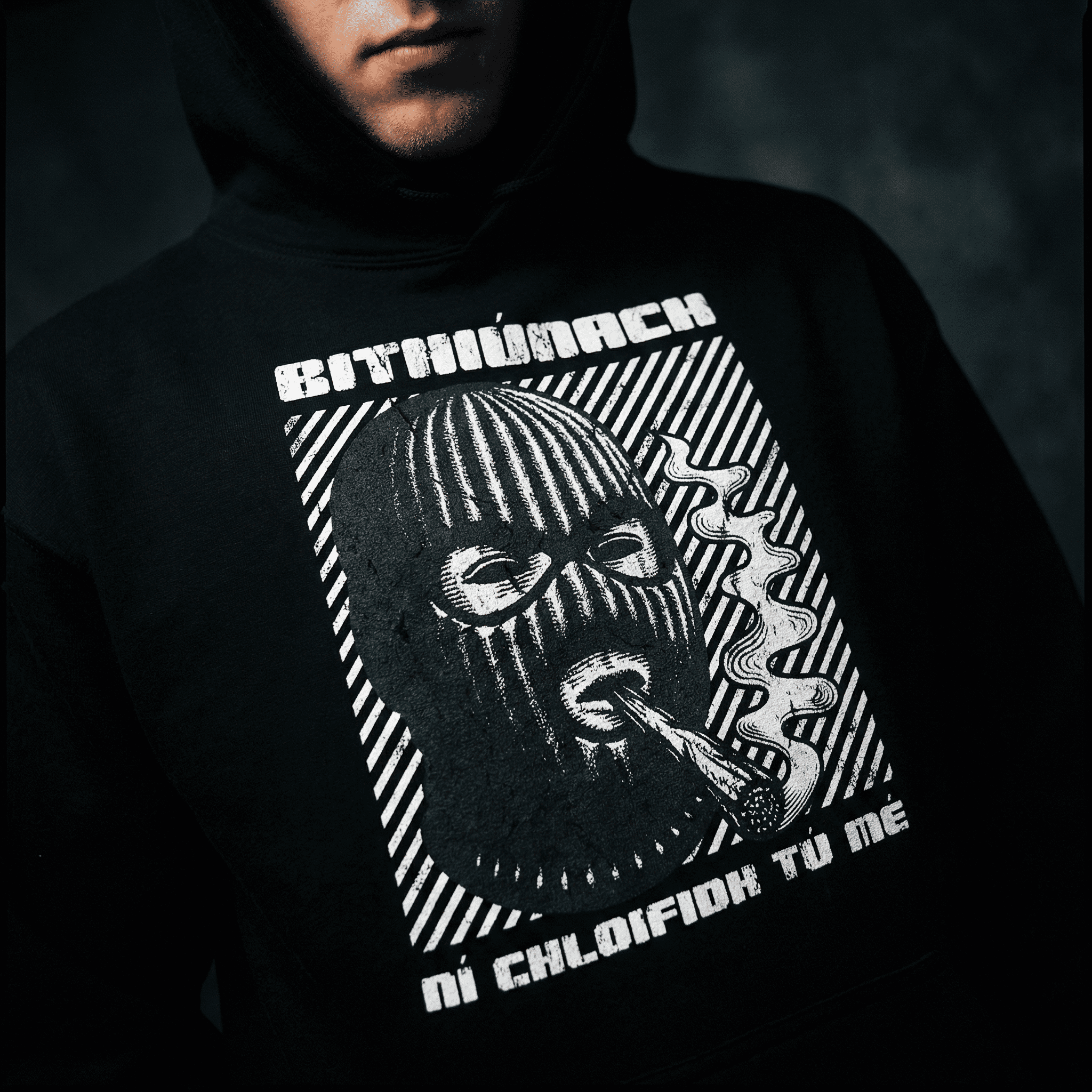 Eirin Apparel Men's Hoodie 'Irish Outlaw' Gaelic Hoodie