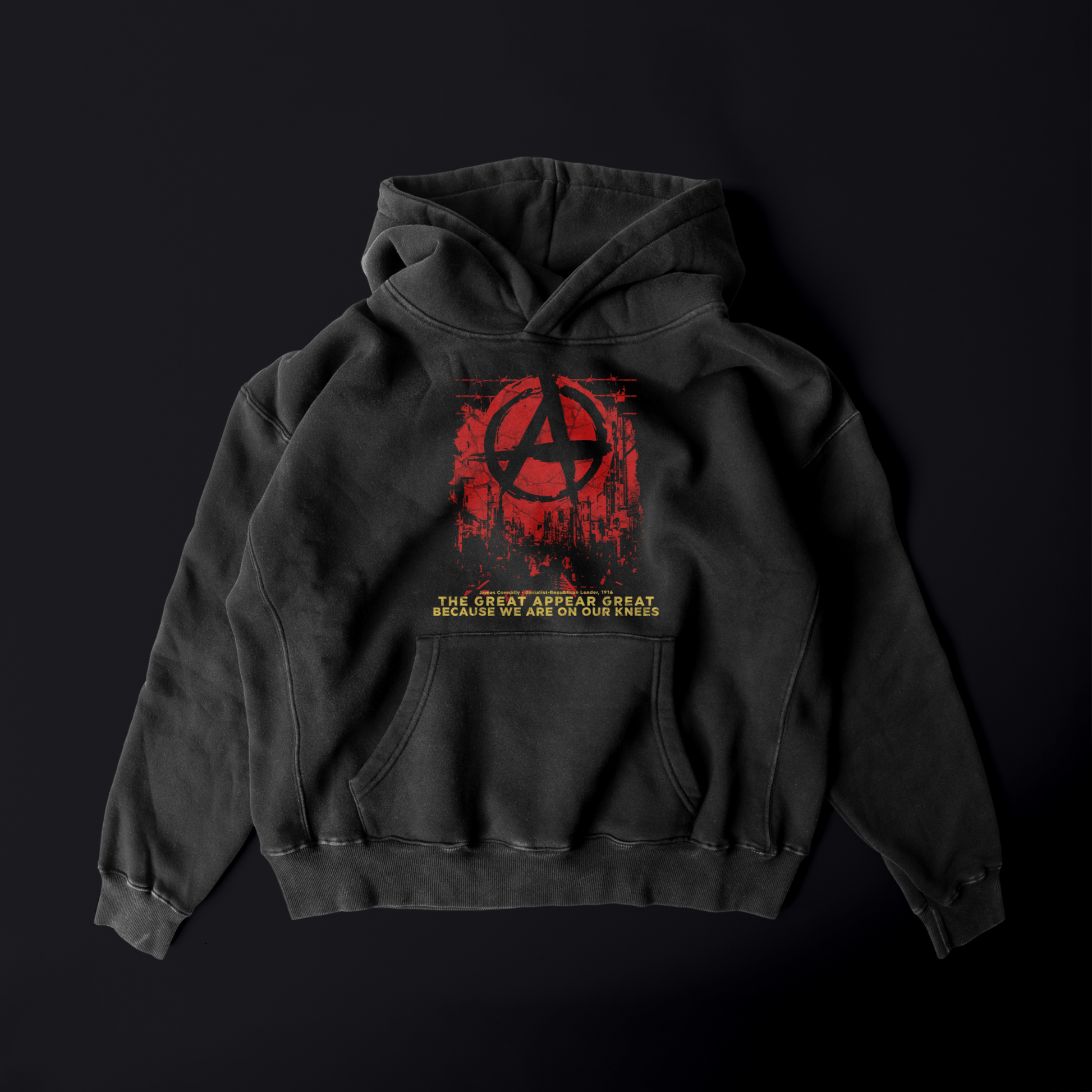 Eirin Apparel Men's Hoodie Men's Anarchy In The Streets Hoodie – Limited Edition Heavy Blend