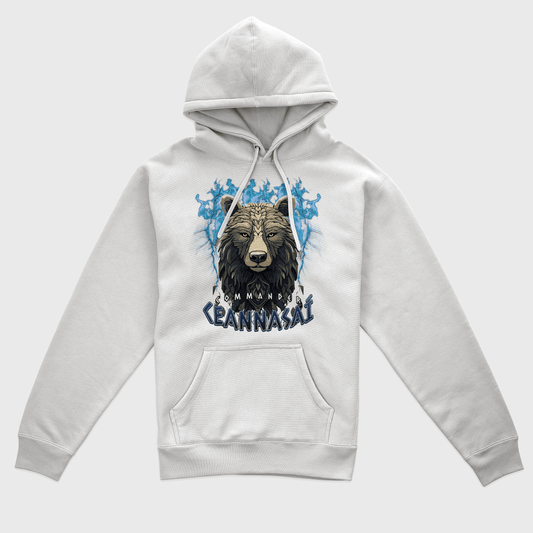 Eirin Apparel Men's Hoodie Men's Ceilteach An Béar Fiáin (Wild Bear of the Celts) Celtic Totem Hoodie