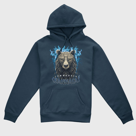 Eirin Apparel Men's Hoodie Men's Ceilteach An Béar Fiáin (Wild Bear of the Celts) Celtic Totem Hoodie