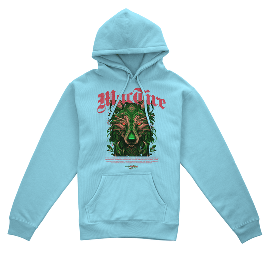 Eirin Apparel Men's Hoodie Men's Ceilteach Mac Tíre (Irish Wolf) Celtic Totem Hoodie
