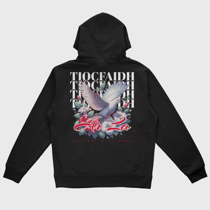 Eirin Apparel Men's Hoodie Men's Doves of Freedom Black Hoodie