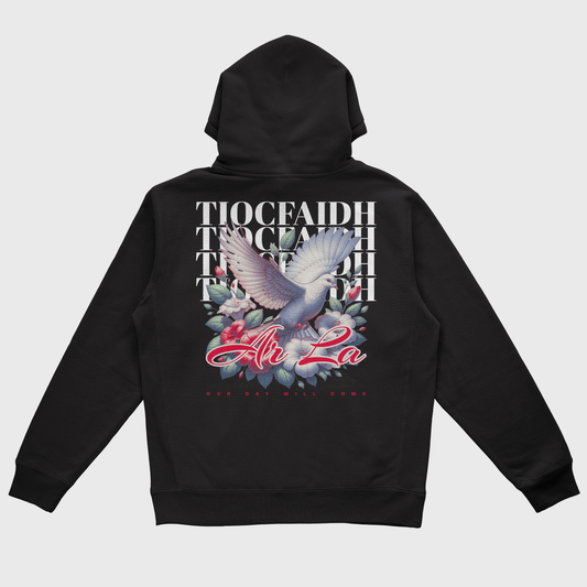Eirin Apparel Men's Hoodie Men's Doves of Freedom Black Hoodie