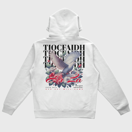 Eirin Apparel Men's Hoodie Men's Doves of Freedom White Hoodie