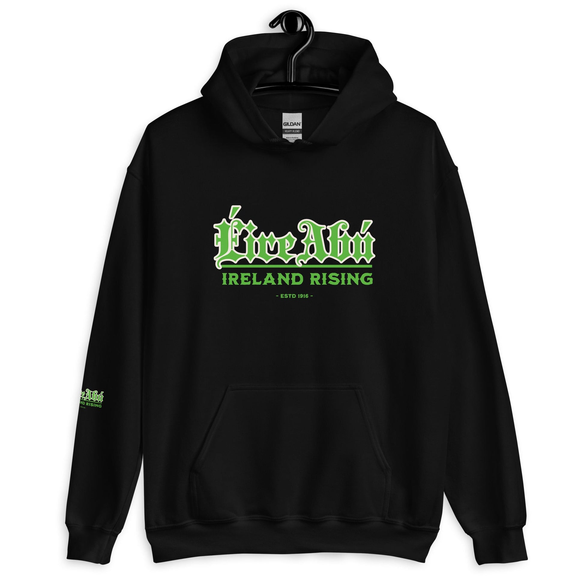 Eirin Apparel Men's Hoodie Men's Éire Abú Hoodie – Black Edition