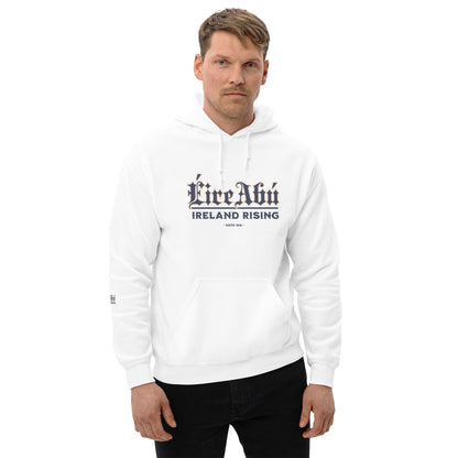 Eirin Apparel Men's Hoodie Men's Éire Abú Hoodie – White Edition