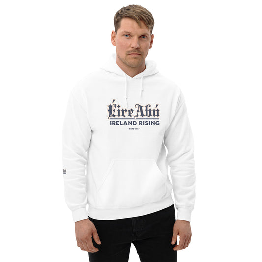 Eirin Apparel Men's Hoodie Men's Éire Abú Hoodie – White Edition