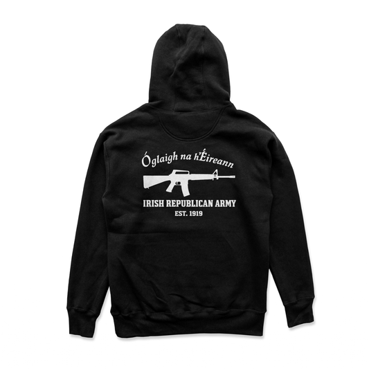 Eirin Apparel Men's Hoodie Men's Óglaigh na hÉireann Est. 1919 Black Hoodie