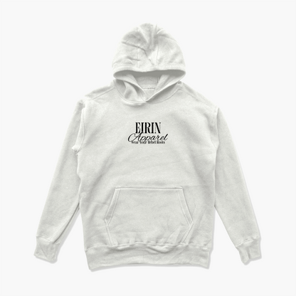 Eirin Apparel Men's Hoodie Men's Rebel Roots Supersoft Hoodie - Black on White