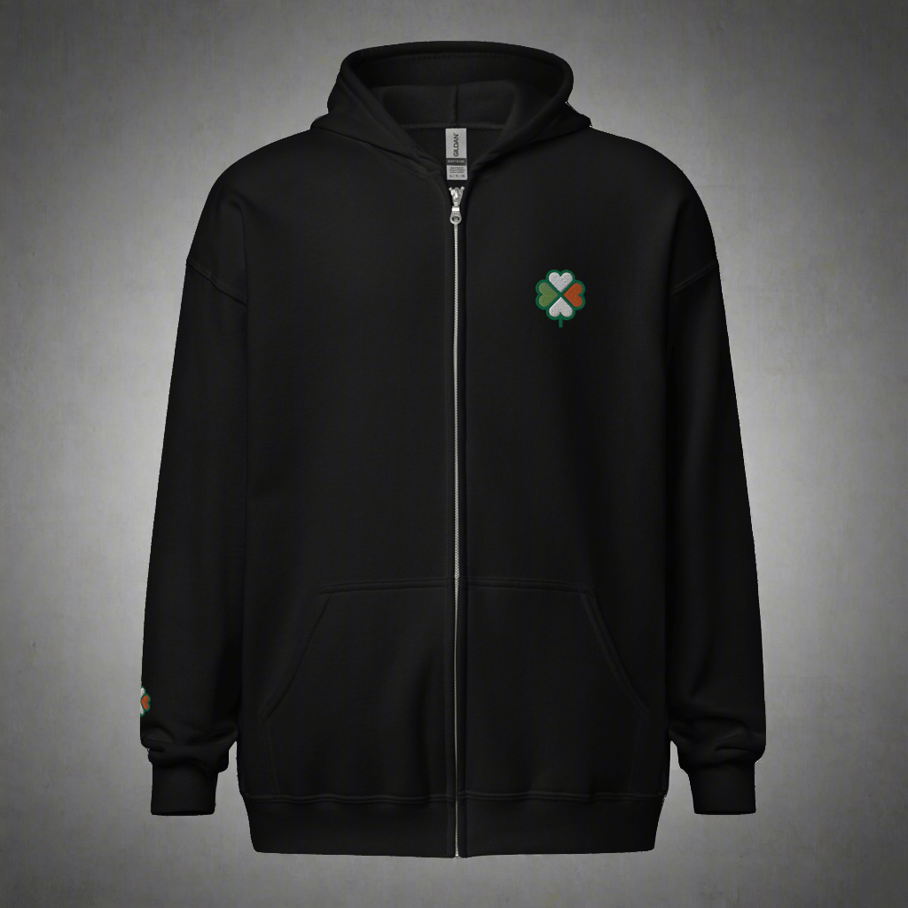 Eirin Apparel Men's Hoodie Men's Signature Hibernian Premium Zip Up Hoodie