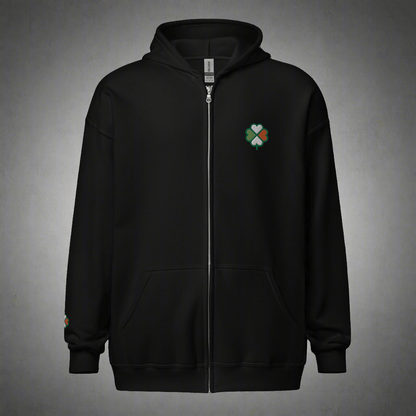 Eirin Apparel Men's Hoodie Men's Signature Hibernian Premium Zip Up Hoodie