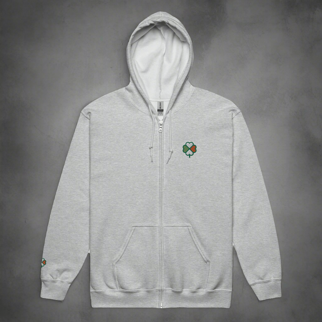 Eirin Apparel Men's Hoodie Men's Signature Hibernian Premium Zip Up Hoodie