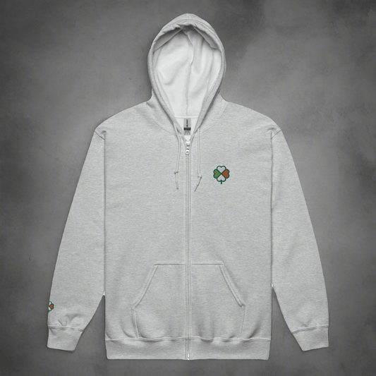 Eirin Apparel Men's Hoodie Men's Signature Hibernian Premium Zip Up Hoodie