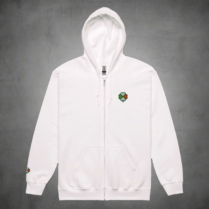 Eirin Apparel Men's Hoodie Men's Signature Hibernian Premium Zip Up Hoodie
