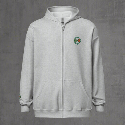 Eirin Apparel Men's Hoodie Men's Signature Hibernian Premium Zip Up Hoodie
