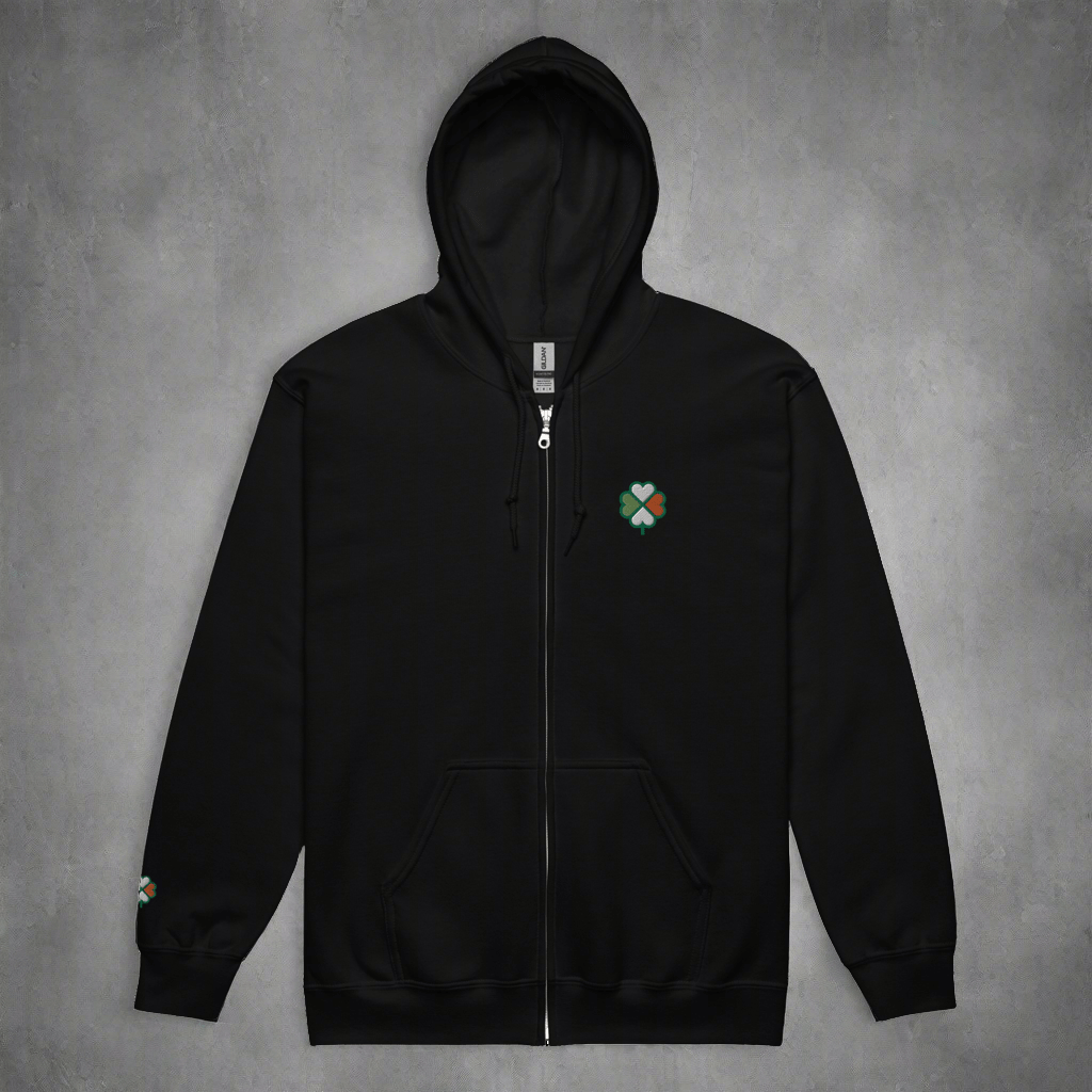 Eirin Apparel Men's Hoodie Men's Signature Hibernian Premium Zip Up Hoodie