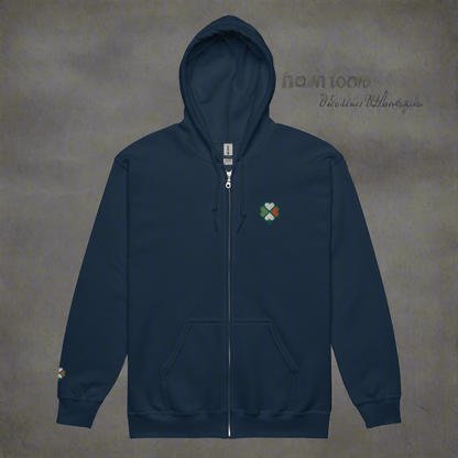 Eirin Apparel Men's Hoodie Men's Signature Hibernian Premium Zip Up Hoodie