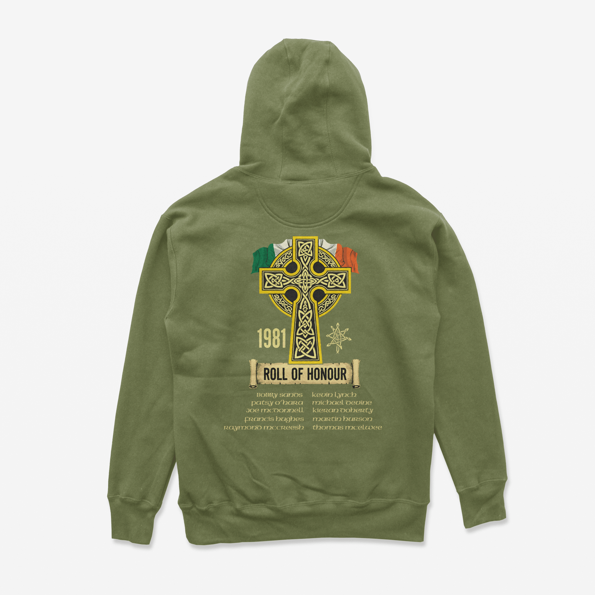 Eirin Apparel Men's Hoodie Military Green / S Men's 1981 Roll Of Honour Hoodie