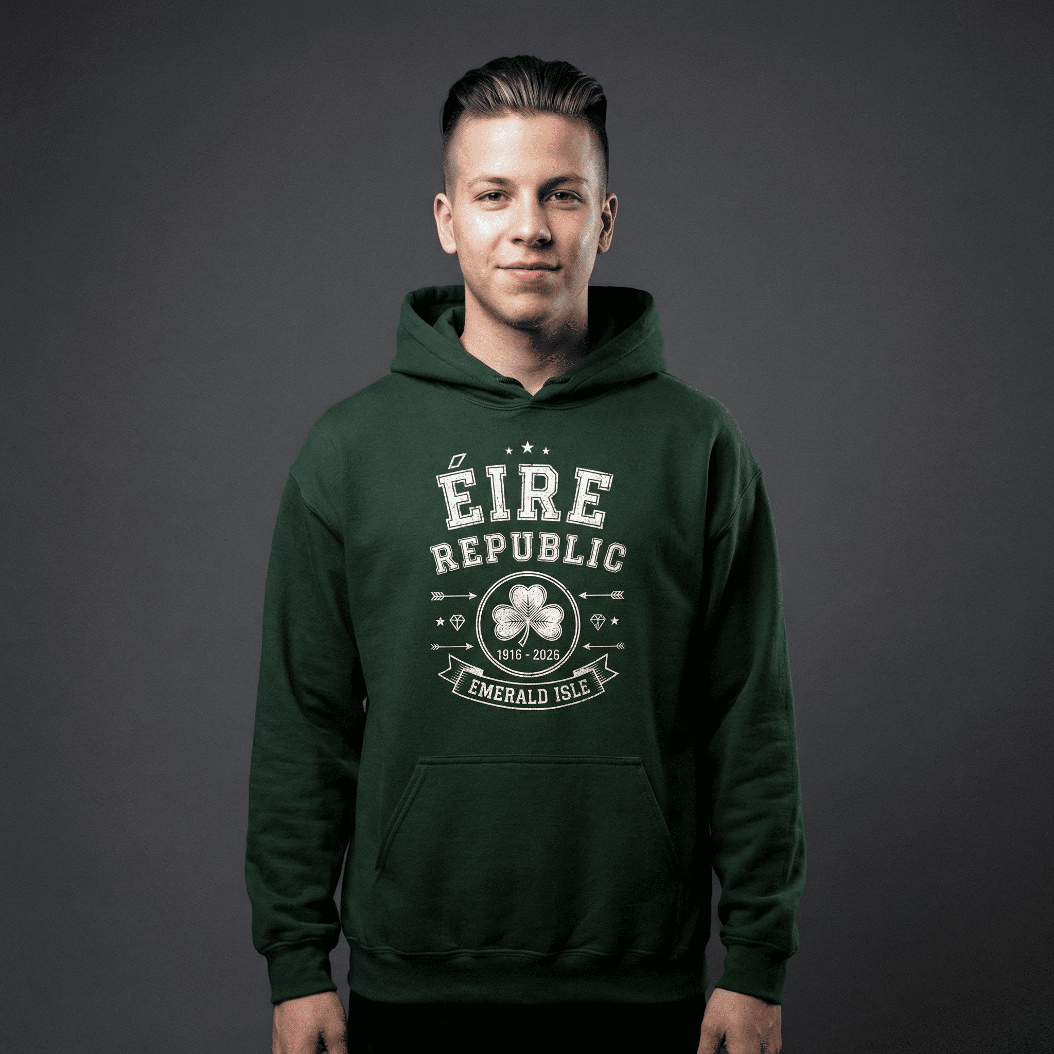 Eirin Apparel Men's Hoodie Unisex 'Emerald Isle' Hoodie