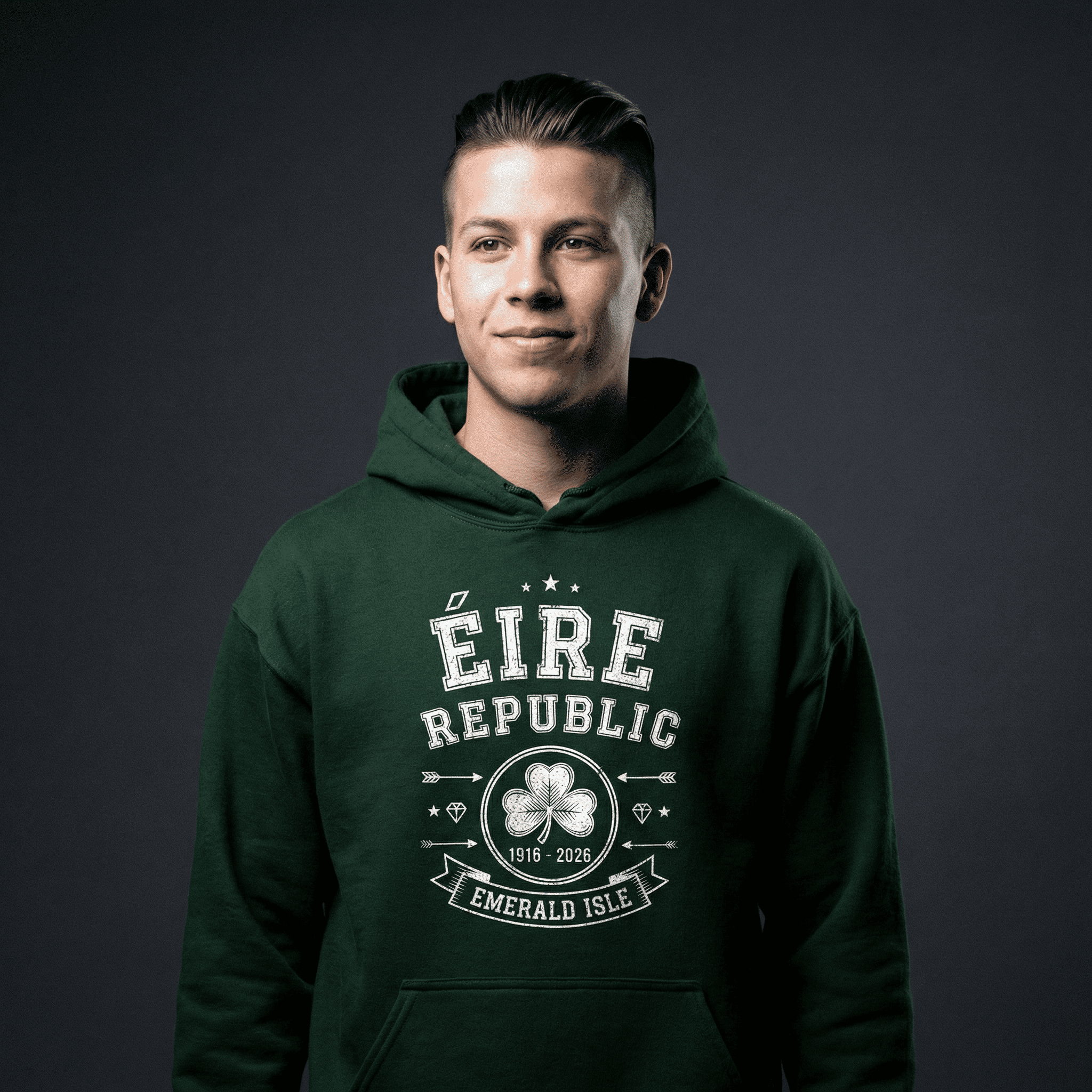 Eirin Apparel Men's Hoodie Unisex 'Emerald Isle' Hoodie