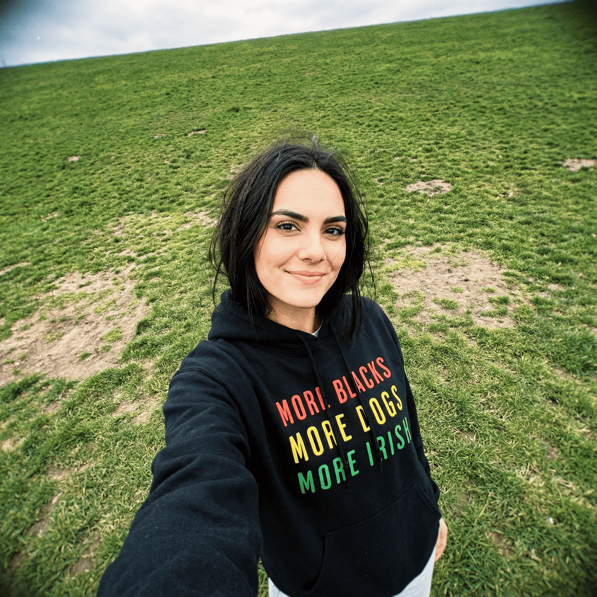 Eirin Apparel Men's Hoodie Unisex 'More Blacks, More Dogs, More Irish' Hoodie