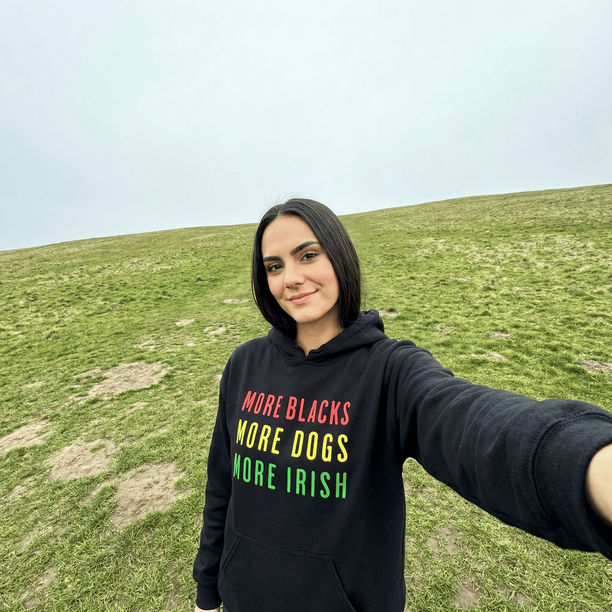 Eirin Apparel Men's Hoodie Unisex 'More Blacks, More Dogs, More Irish' Hoodie