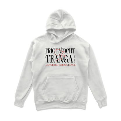 Eirin Apparel Men's Hoodie White / S Men’s 'Language Is Resistance' Gaelic Hoodie