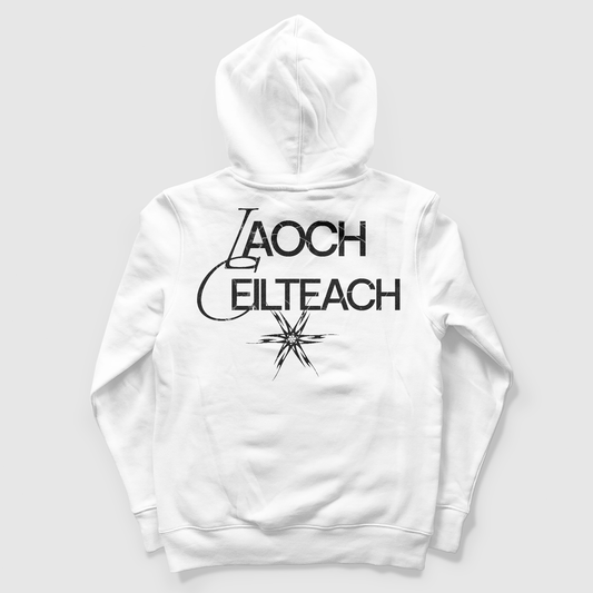 Eirin Apparel Men's Hoodie White / Small Men's 'Laoch Ceilteach' Celtic Warrior Hoodie