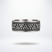 Eirin Apparel Men's Ring Men's Celtic Knot Ring – 'Triquetra' (Trinity Knot) [collection-cover-only]