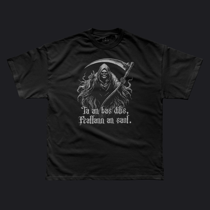 Eirin Apparel Men's T-Shirt Black / S Men's 'Death is Faithful, Life Betrays' Gaelic Samhain T-Shirt
