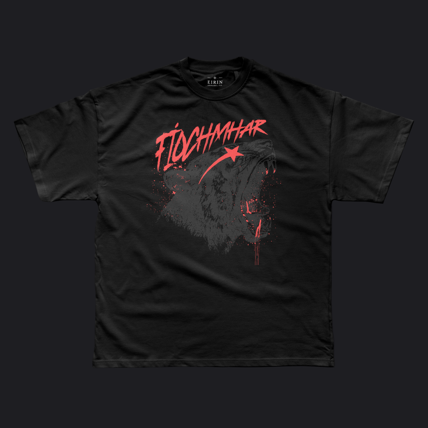 Eirin Apparel Men's T-Shirt Black / S Men's 'Ferocious' Gaelic T-Shirt