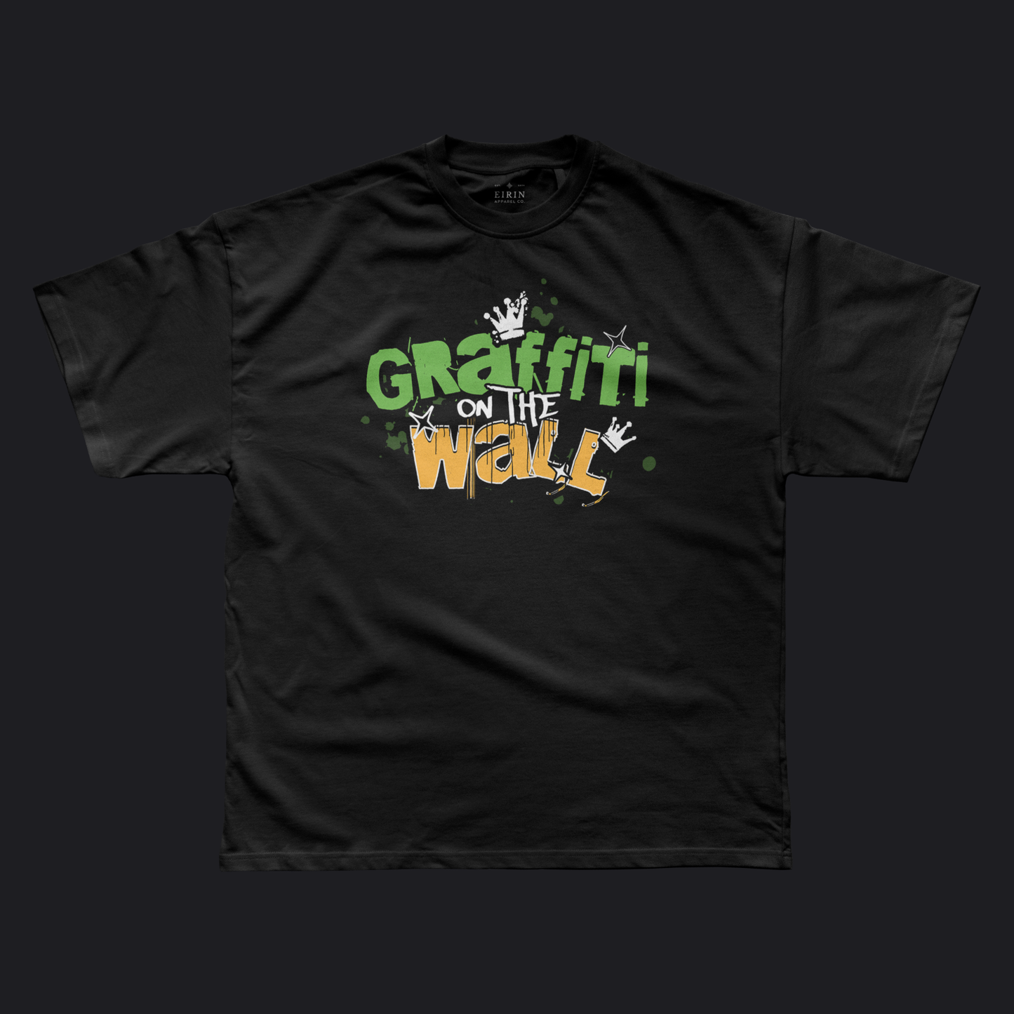 Eirin Apparel Men's T-Shirt Black / S Men's Graffiti On The Wall Celtic T-Shirt
