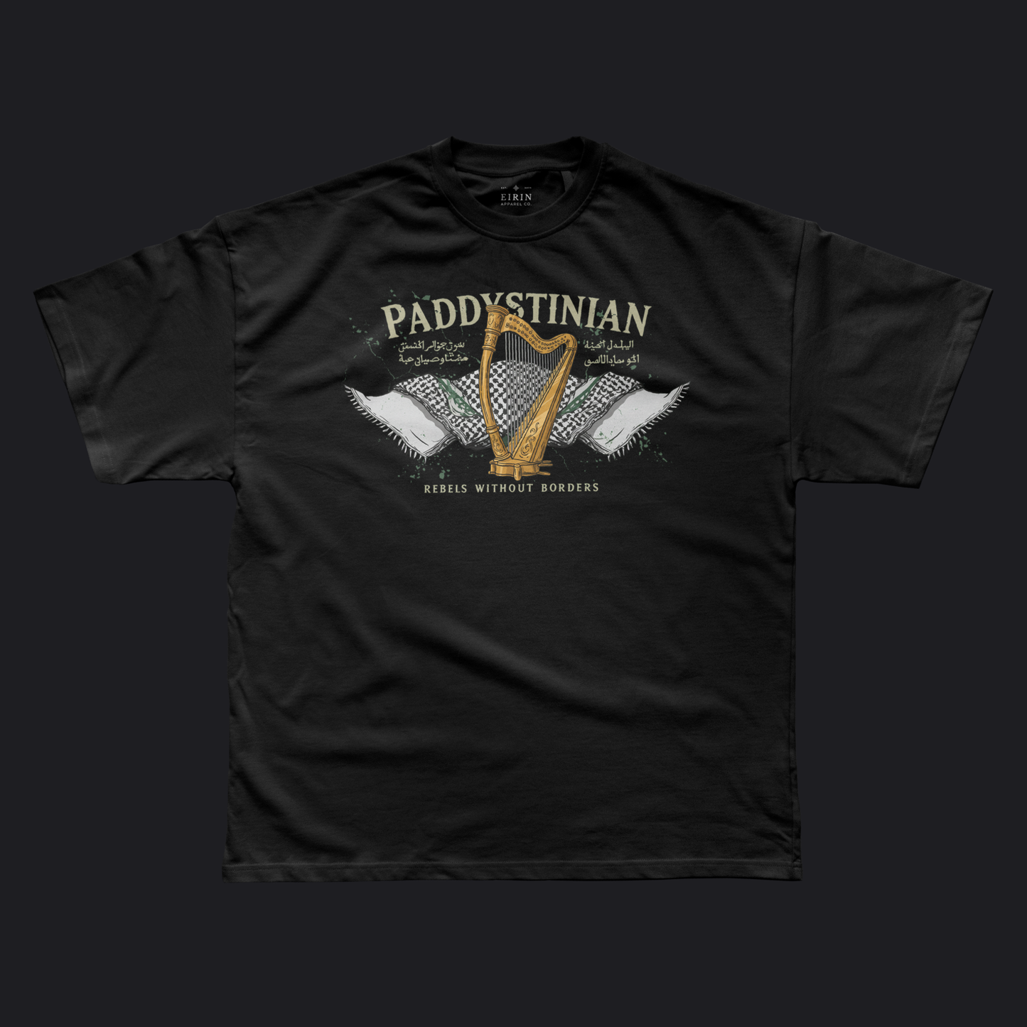Eirin Apparel Men's T-Shirt Black / S Men's Paddystinian Rebels Without Borders T-Shirt