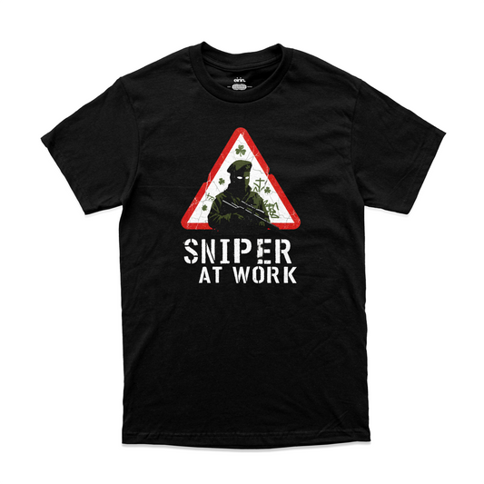 Eirin Apparel Men's T-Shirt Black / S Men's 'Sniper At Work' Irish Republican T-Shirt
