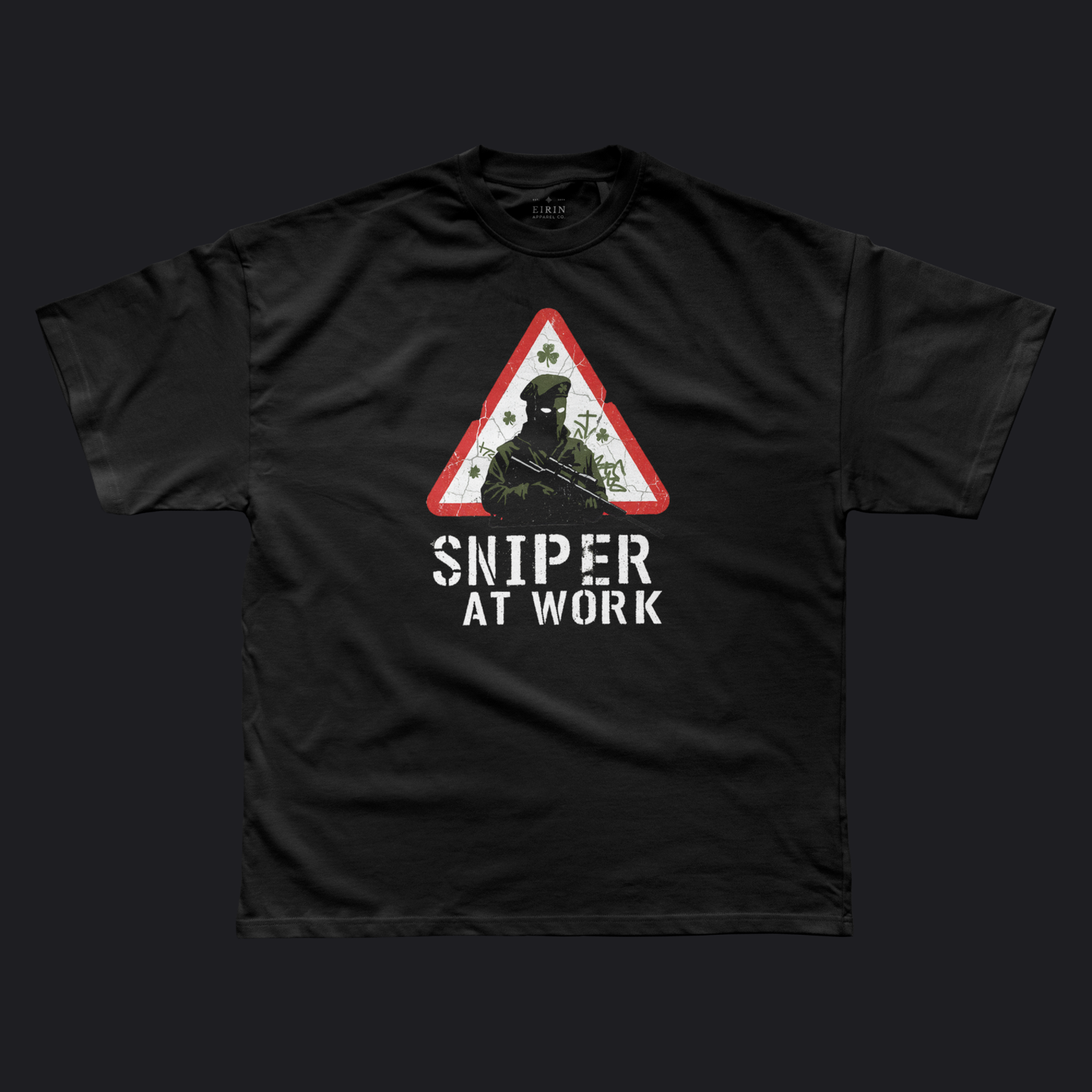 Eirin Apparel Men's T-Shirt Black / S Men's 'Sniper At Work' Irish Republican T-Shirt
