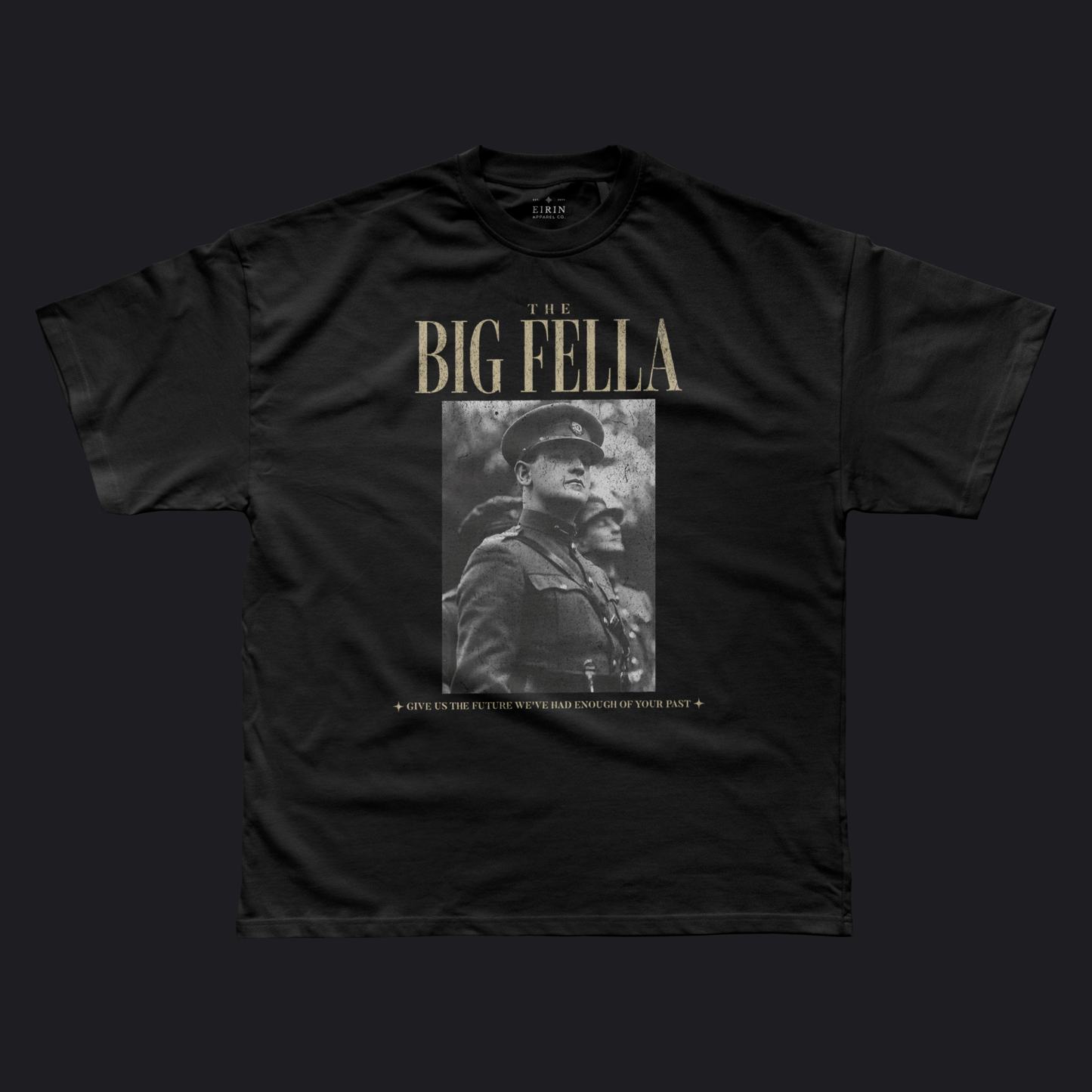 Eirin Apparel Men's T-Shirt Black / S Men's 'The Big Fella' Michael Collins T-Shirt