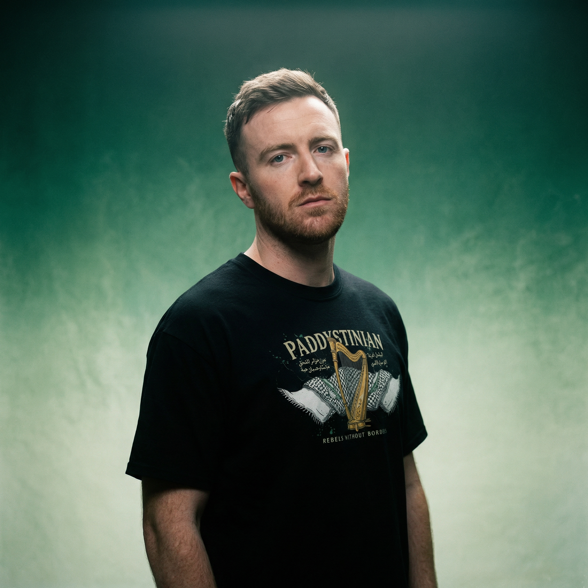 Eirin Apparel Men's T-Shirt Black / S 'Paddystinian – Rebels Without Borders' T-Shirt