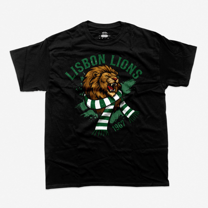 Eirin Apparel Men's T-Shirt Black / S Unisex Roaring Lisbon Lions 1967 T-Shirt