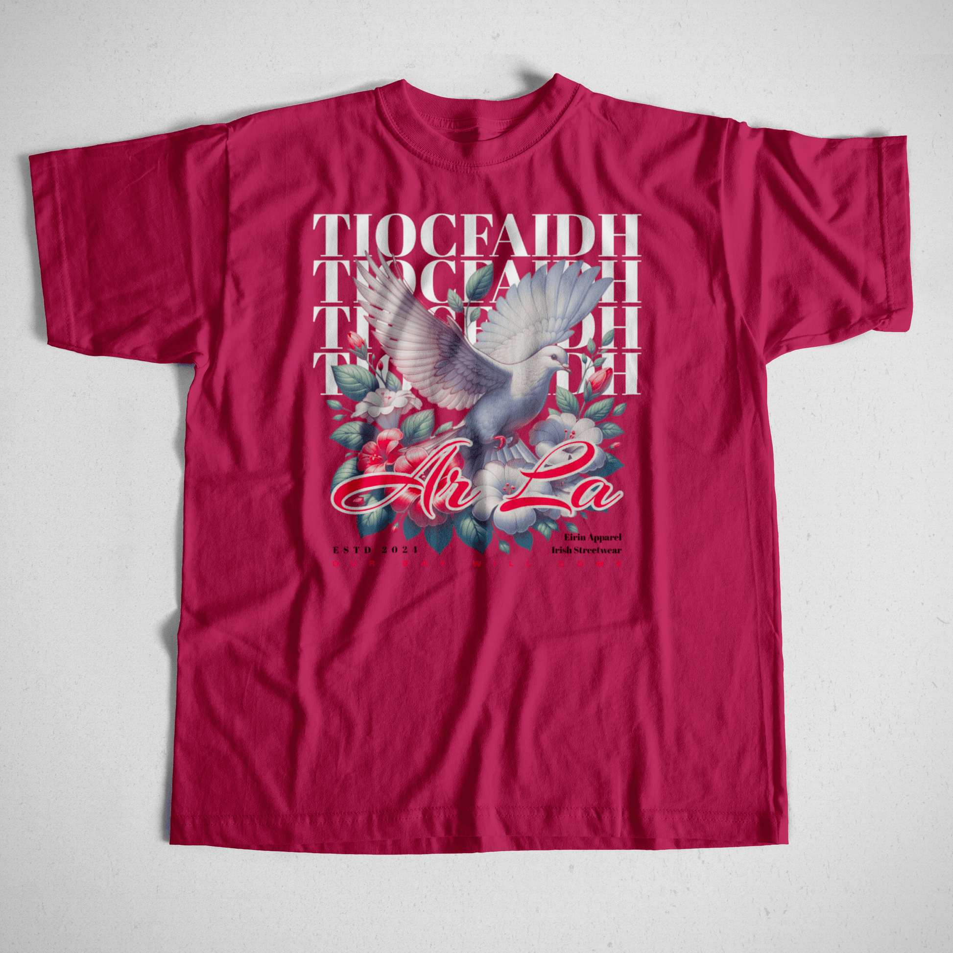 Eirin Apparel Men's T-Shirt Cardinal / S Men's Doves of Freedom T-Shirt