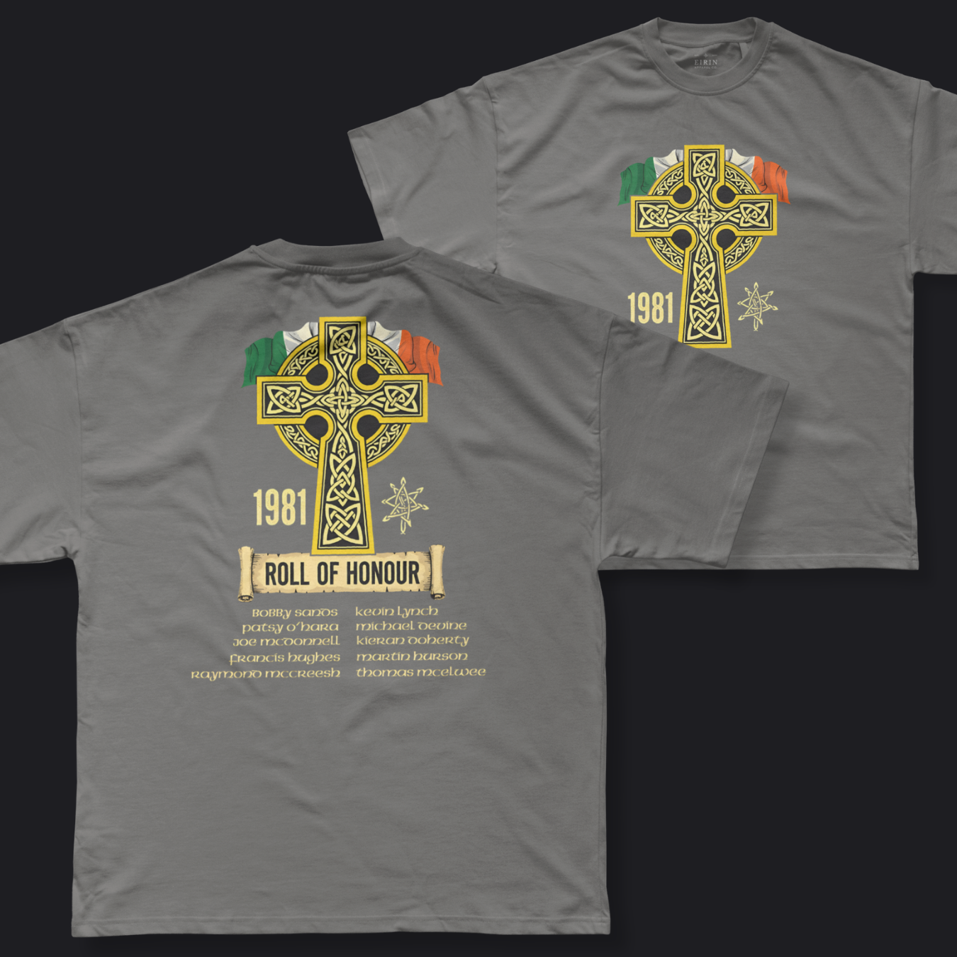 Eirin Apparel Men's T-Shirt Charcoal / S Men's 1981 Roll Of Honour T-Shirt