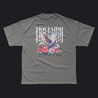 Eirin Apparel Men's T-Shirt Charcoal / S Men's Doves of Freedom Gaelic T-Shirt