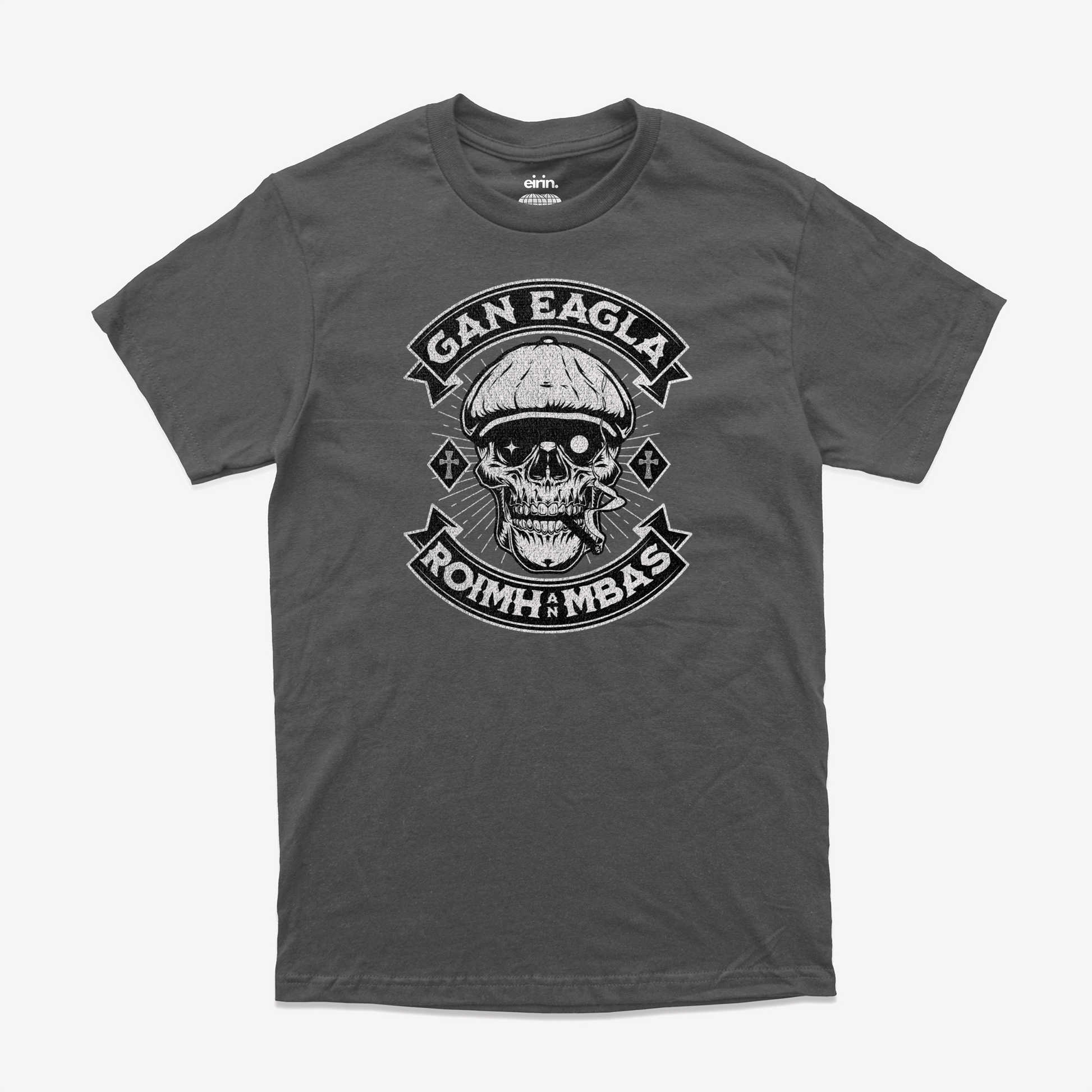 Eirin Apparel Men's T-Shirt Charcoal / S Men's 'Without Fear Of Death' Gaelic T-Shirt