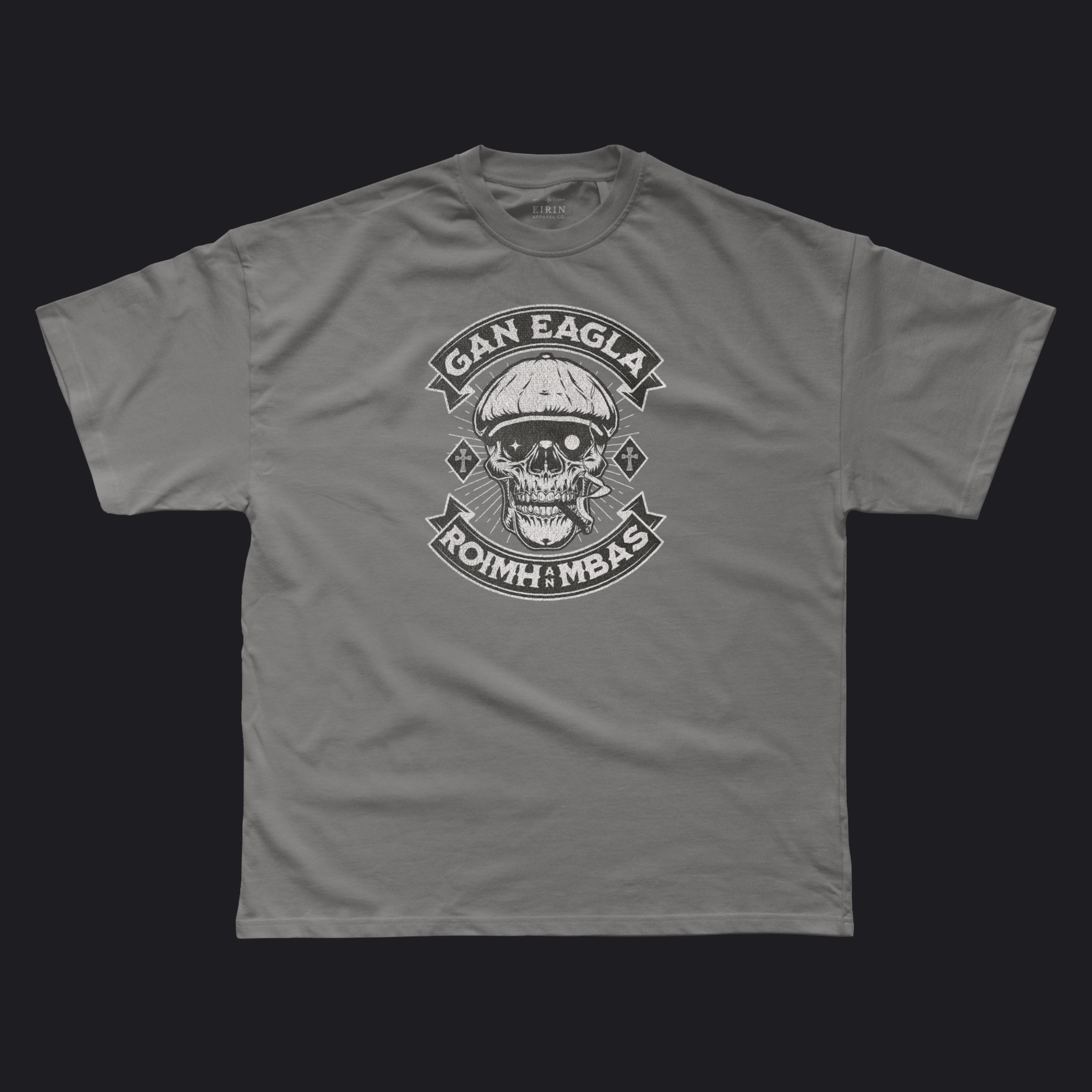 Eirin Apparel Men's T-Shirt Charcoal / S Men's 'Without Fear Of Death' Gaelic T-Shirt