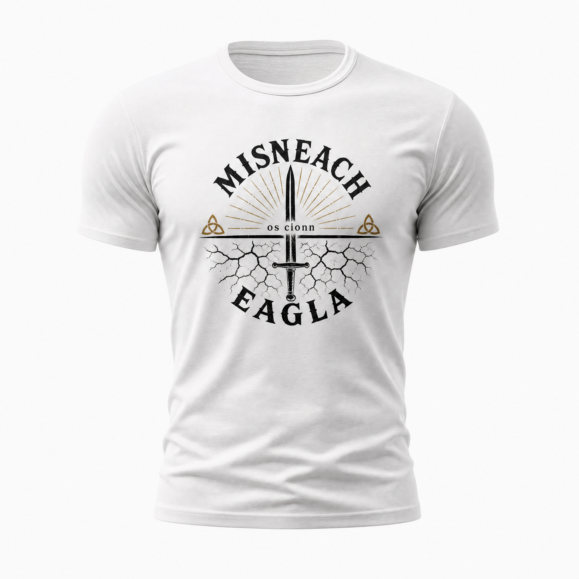 Eirin Apparel Men's T-Shirt 'Courage Over Fear' Gaelic T-Shirt