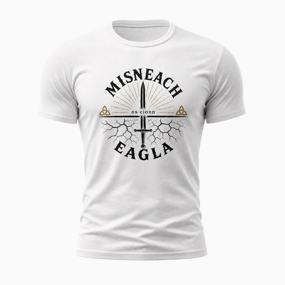 Eirin Apparel Men's T-Shirt 'Courage Over Fear' Gaelic T-Shirt