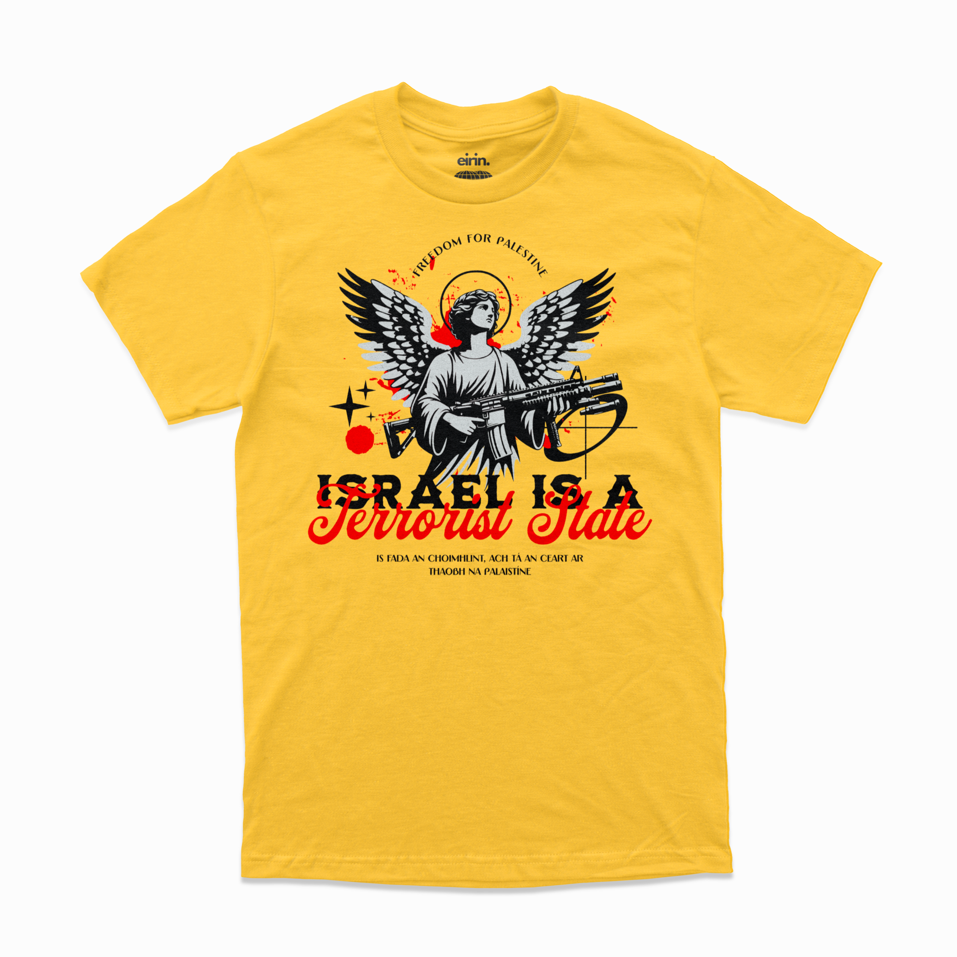 Eirin Apparel Men's T-Shirt Daisy / S Men's 'Israel Is A Terrorist State' T-Shirt
