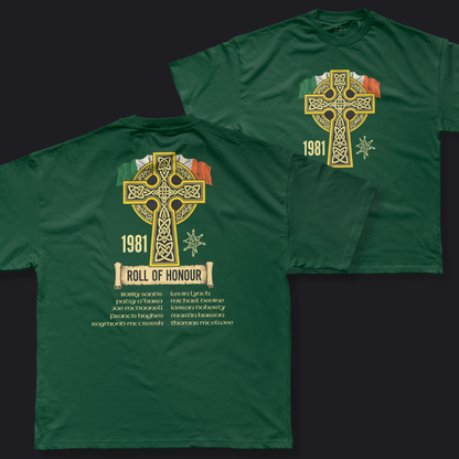 Eirin Apparel Men's T-Shirt Forest Green / S Men's 1981 Roll Of Honour T-Shirt